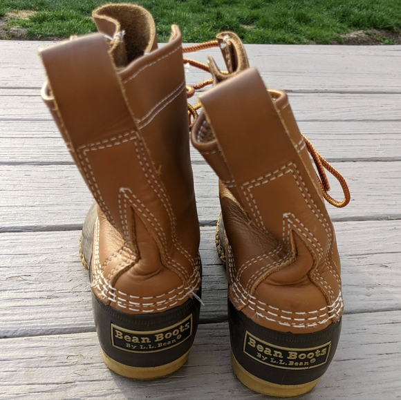 LL Bean Waterproof Leather Bean Boots Size 6M - Picture 2 of 8